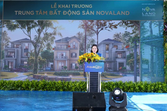 Novaland khai trương trung tâm bất động sản - Ảnh 1.