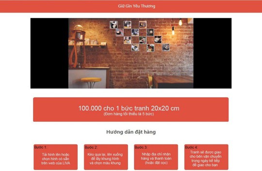 livaphoto.com: Làm tranh nhanh, đẹp chỉ 100.000 đồng/bức - Ảnh 1.