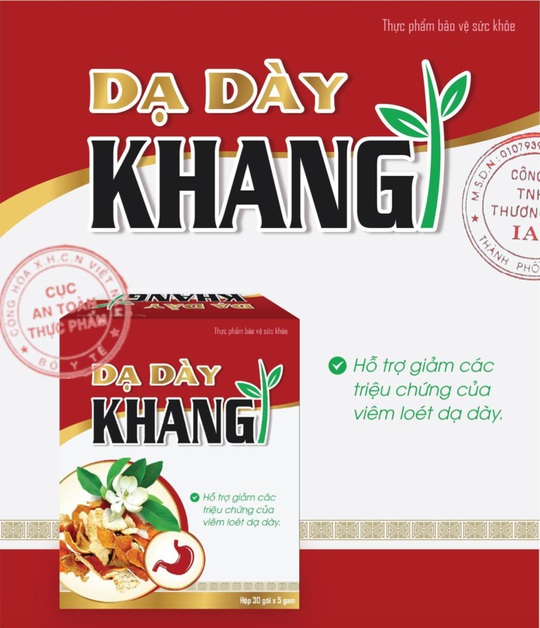 3 lý do chọn TPBVSK&nbsp;Dạ&nbsp;Dày&nbsp;Khang&nbsp;để hỗ trợ giảm các triệu chứng đau&nbsp;và viêm loét&nbsp;dạ&nbsp;dày - Ảnh 1.