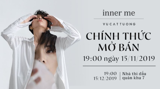 Vũ Cát Tường bất ngờ công bố concert “Inner Me” dành cho khán giả phía Nam - Ảnh 1.