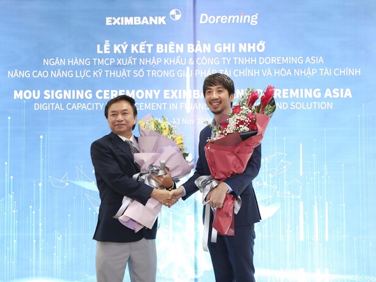 Eximbank hợp tác với Doreming - Ảnh 1.