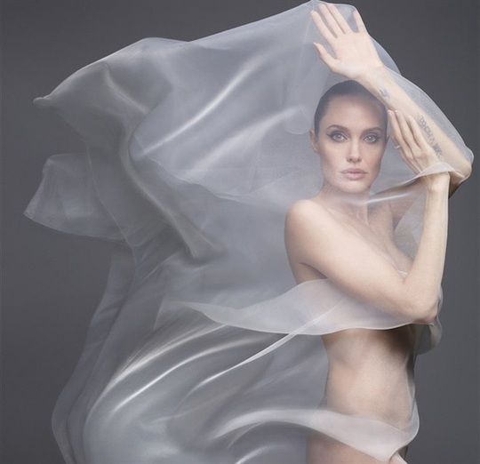 Angelina Jolie gây choáng với bộ ảnh nude ở tuổi 44 - Ảnh 3.