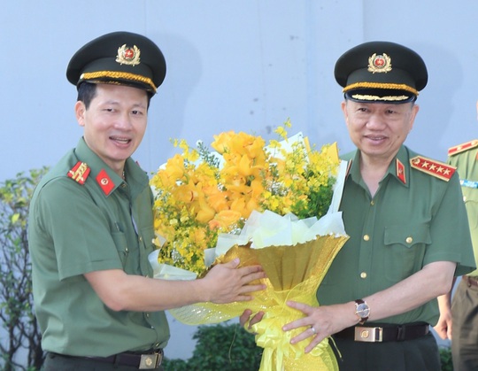 Đại tướng, Bộ trưởng Bộ Công an Tô Lâm làm việc với Công an Đồng Nai - Ảnh 1.