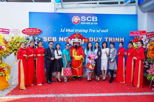 Diễn giả MC Thi Thảo dự khai trương phòng giao dịch ngân hàng SCB - Ảnh 4.