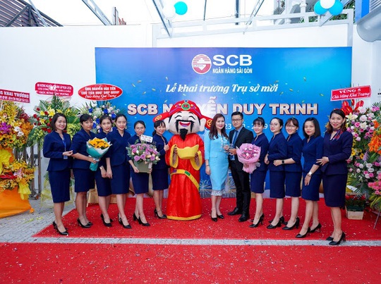 Diễn giả MC Thi Thảo dự khai trương phòng giao dịch ngân hàng SCB - Ảnh 6.