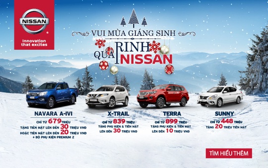 Nissan Việt Nam ưu đãi cho khách hàng mua xe dịp cuối năm - Ảnh 1.