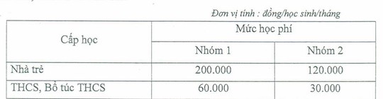 TP HCM: Bắt đầu điều chỉnh giảm học phí - Ảnh 1.