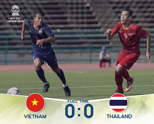 Clip: Trọng tài 2 lần lơ thẻ đỏ, U22 Thái Lan hòa may mắn U22 Việt Nam - Ảnh 1.