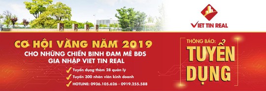 Viet Tin Real tuyển hàng trăm nhân viên - Ảnh 2.