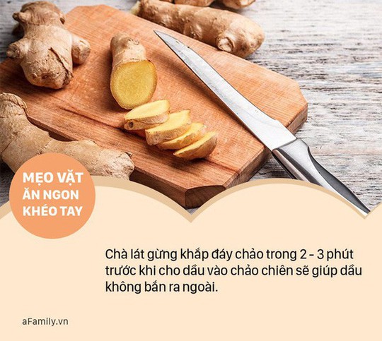 6 mẹo vặt khi chiên rán thực phẩm không bị bắn dầu ra ngoài - Ảnh 2.