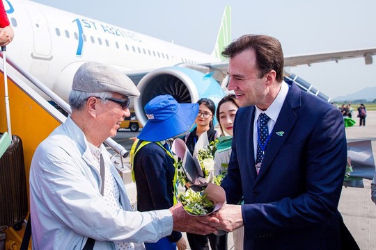Bamboo Airways đón chuyến bay quốc tế đầu tiên từ Hàn Quốc - Ảnh 7.