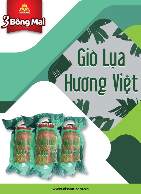 Tinh hoa giò Việt từ thịt heo sạchvà lá chuối tươi - Ảnh 1.