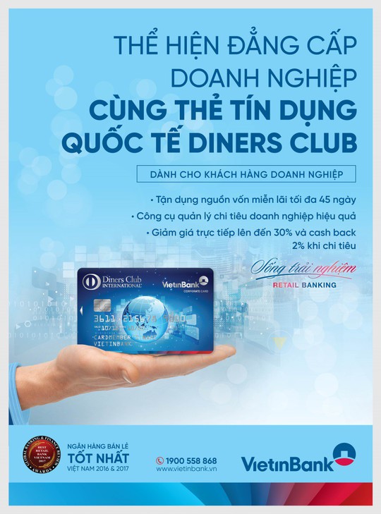 Ngập tràn ưu đãi cho khách hàng doanh nghiệp từ thẻ TDQT VietinBank Diners Club - Ảnh 1.