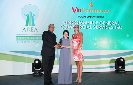 VinCommerce nhận giải thưởng “Doanh nghiệp trách nhiệm châu Á” - Ảnh 1.