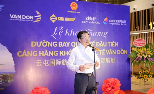 Khai trương đường bay Vân Đồn - Thâm Quyến, sân bay Vân Đồn hiện thực hóa mục tiêu thị trường quốc tế - Ảnh 2.