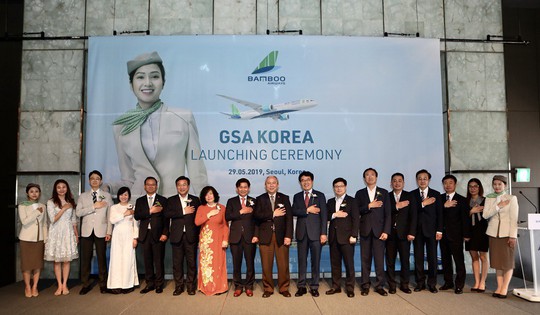 Bamboo Airways chính thức ra mắt Tổng đại lý tại Hàn Quốc - Ảnh 1.