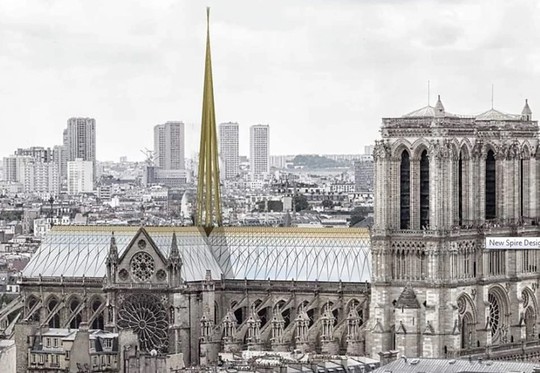 10 ý tưởng tái thiết kế Nhà thờ Đức Bà Paris - Ảnh 4.
