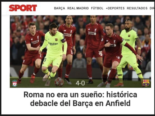 Loại Barcelona, Liverpool gây choáng truyền thông thế giới - Ảnh 7.