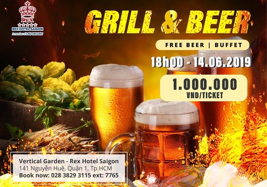 Vertical Garden - Rex Hotel Saigon: Thưởng thức tiệc buffet 5 sao tại Grill & Beer - Ảnh 3.