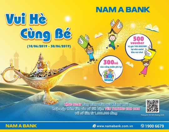 Gửi tiết kiệm, rinh quà cho bé yêu tại Nam A Bank - Ảnh 1.