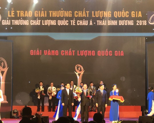 Vedan Việt Nam vinh dự nhận Giải Vàng Chất lượng Quốc gia năm 2018 - Ảnh 1.