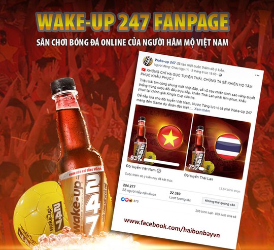 Wake-up 247 fanpage - sân chơi bóng đá online của người hâm mộ Việt Nam - Ảnh 1.