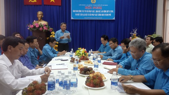 Thành lập CLB Tư vấn pháp luật Công đoàn TP HCM - Ảnh 1.