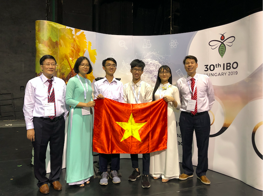 Cả 4 thí sinh Việt Nam đều đoạt giải tại Olympic Sinh học quốc tế 2019 - Ảnh 1.