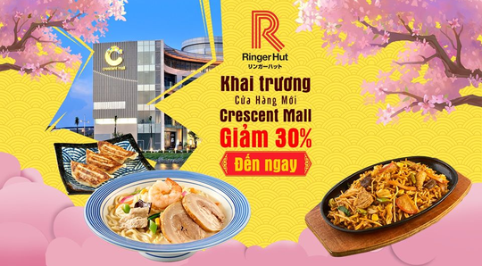 Khai trương nhà hàng Ringer Hut thứ 2 tại Crescent Mall  - Ảnh 1.