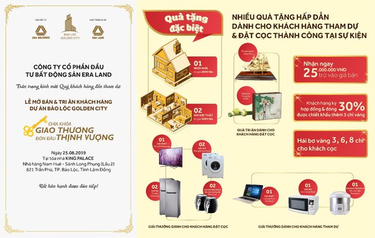 Ưu đãi đến 700 triệu cho khách dự Lễ mở bán Bảo Lộc Golden City - Ảnh 1.