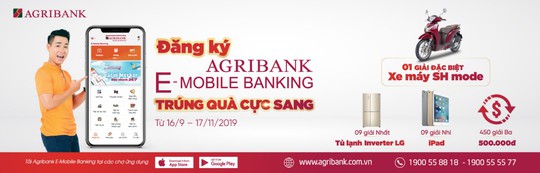 Đăng ký Agribank E-Mobile Banking trúng quà cực sang - Ảnh 1.