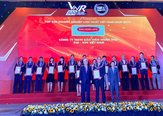 Dai-ichi Life Việt Nam xếp hạng 106 trong Top 500 doanh nghiệp lớn nhất Việt Nam năm 2019 - Ảnh 1.