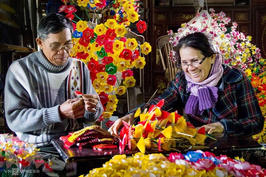 Tết ở làng hoa giấy Thanh Tiên - Ảnh 2.