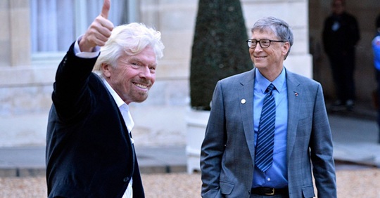 Tỷ phú Bill Gates và Richard Branson cùng nỗ lực chống lại biến đổi khí hậu - Ảnh 1.