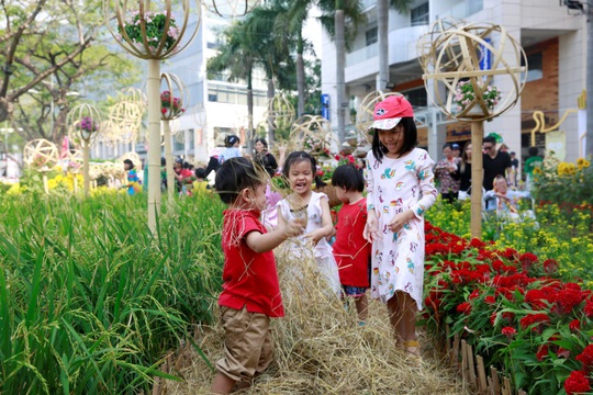 Hội hoa Xuân Phú Mỹ Hưng Tết Canh Tý 2020: Rước Lộc Đồng Hoa - Ảnh 6.