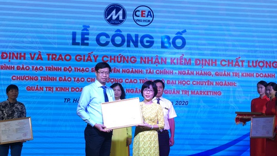 5 chương trình của Trường ĐH Tài chính Marketing đạt chứng nhận kiểm định - Ảnh 1.