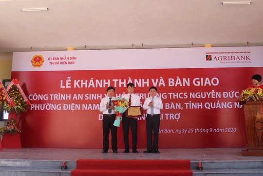 Quảng Nam: Khánh thành, bàn giao công trình an sinh xã hội do Agribank tài trợ - Ảnh 2.