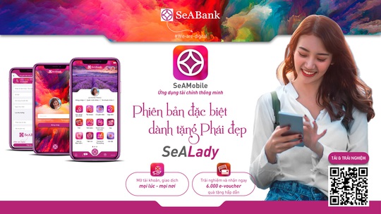 SeABank ra mắt ứng dụng ngân hàng số dành riêng cho phái đẹp - SeALady - Ảnh 1.