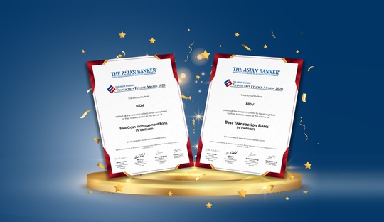 BIDV được vinh danh “Ngân hàng giao dịch tốt nhất Việt Nam” và “Ngân hàng quản lý tiền tệ tốt nhất Việt Nam” - Ảnh 1.