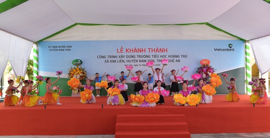 Vietcombank xây dựng trường tiểu học trên quê hương Chủ tịch Hồ Chí Minh - Ảnh 3.