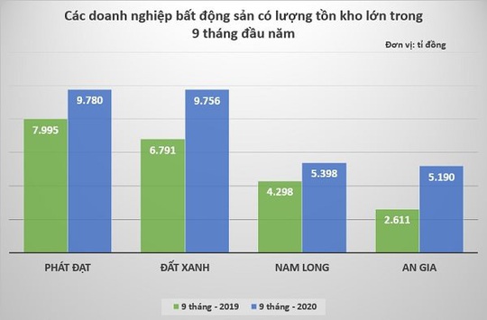 Hàng tồn chất đống, doanh nghiệp bất động sản chật vật tìm cách tăng trưởng - Ảnh 2.