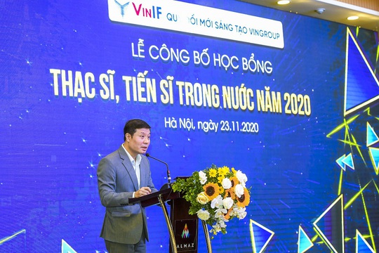 Vingroup trao học bổng gần 40 tỉ đồng đào tạo thạc sĩ, tiến sĩ  khoa học công nghệ - Ảnh 1.