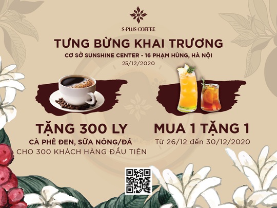 S-Plus Coffee mở rộng chuỗi thương hiệu đồ uống 5 sao với cơ sở thứ ba tại Mỹ Đình - Ảnh 2.