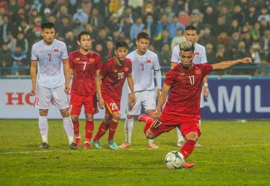 Quang Hải ghi bàn, đội tuyển Việt Nam hoà đàn em U22 Việt Nam - Ảnh 7.