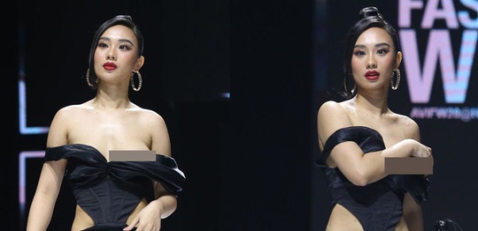 Người đẹp lộ ngực trên sàn catwalk nói gì? - Ảnh 3.