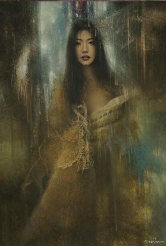 Tan chảy với tranh sơn dầu vẻ đẹp thiếu nữ của họa sĩ Bạch Lan - Ảnh 3.