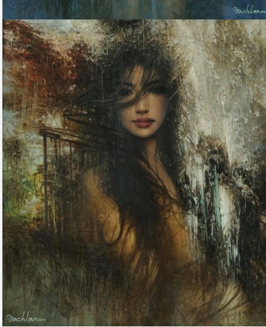 Tan chảy với tranh sơn dầu vẻ đẹp thiếu nữ của họa sĩ Bạch Lan - Ảnh 6.