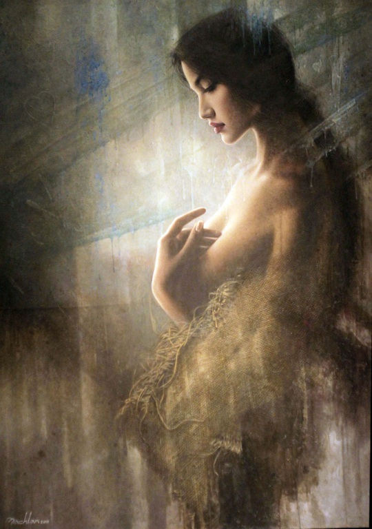 Tan chảy với tranh sơn dầu vẻ đẹp thiếu nữ của họa sĩ Bạch Lan - Ảnh 5.