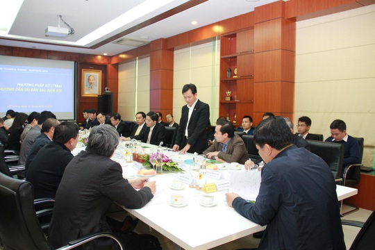 Bộ trưởng Nguyễn Xuân Cường đến thăm và làm việc cùng C.P. Việt Nam - Ảnh 1.