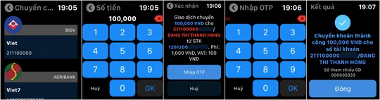 Trải nghiệm ngân hàng của tương lai, ứng dụng BIDV trên Apple Watch - Ảnh 2.